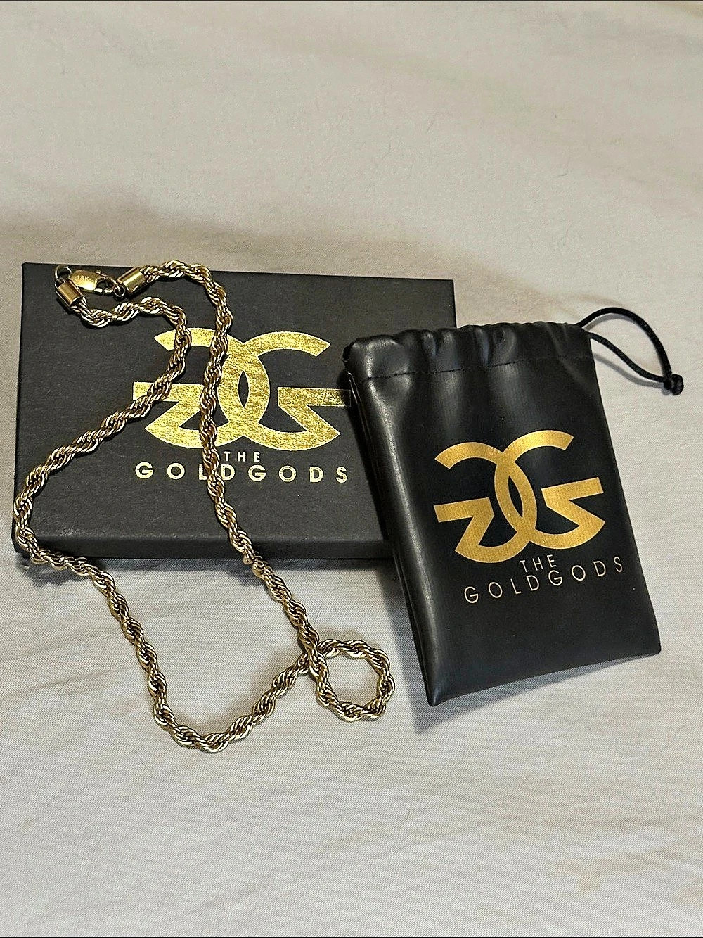 Gold Rope Chain Necklace 22” - The Gold Gods